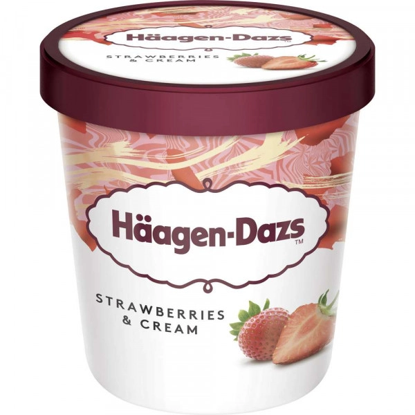 Häagen-Dazs Strawberries & Cream 460ml