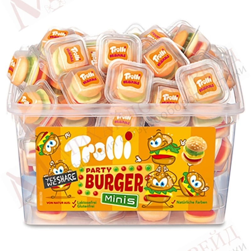 Trolli Party Burger Mini Box 600g