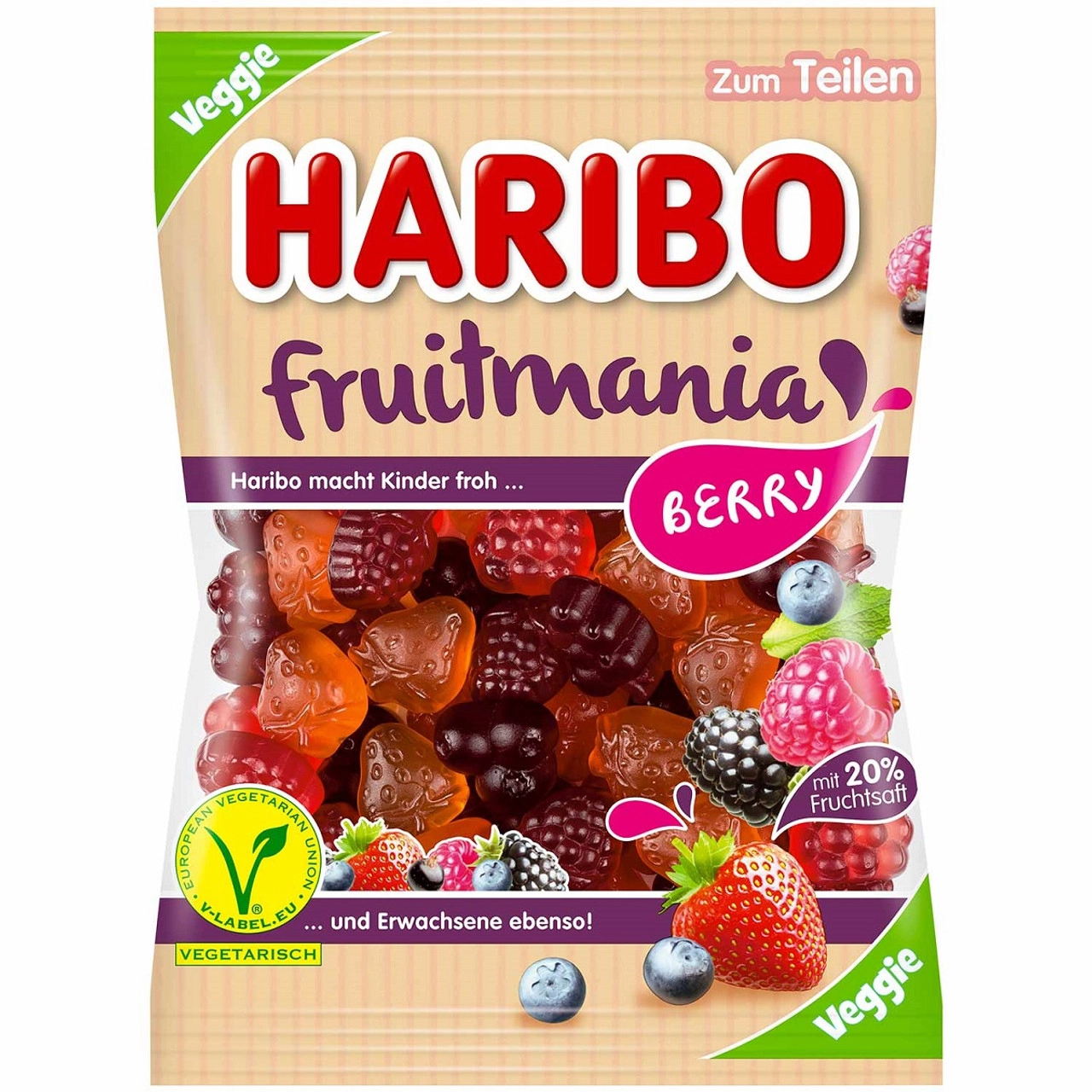 Haribo Fruitmania Berry 160g
