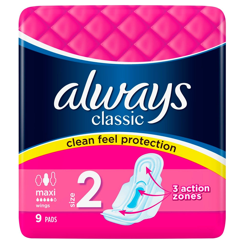 Always Classic Maxi 9 Pads