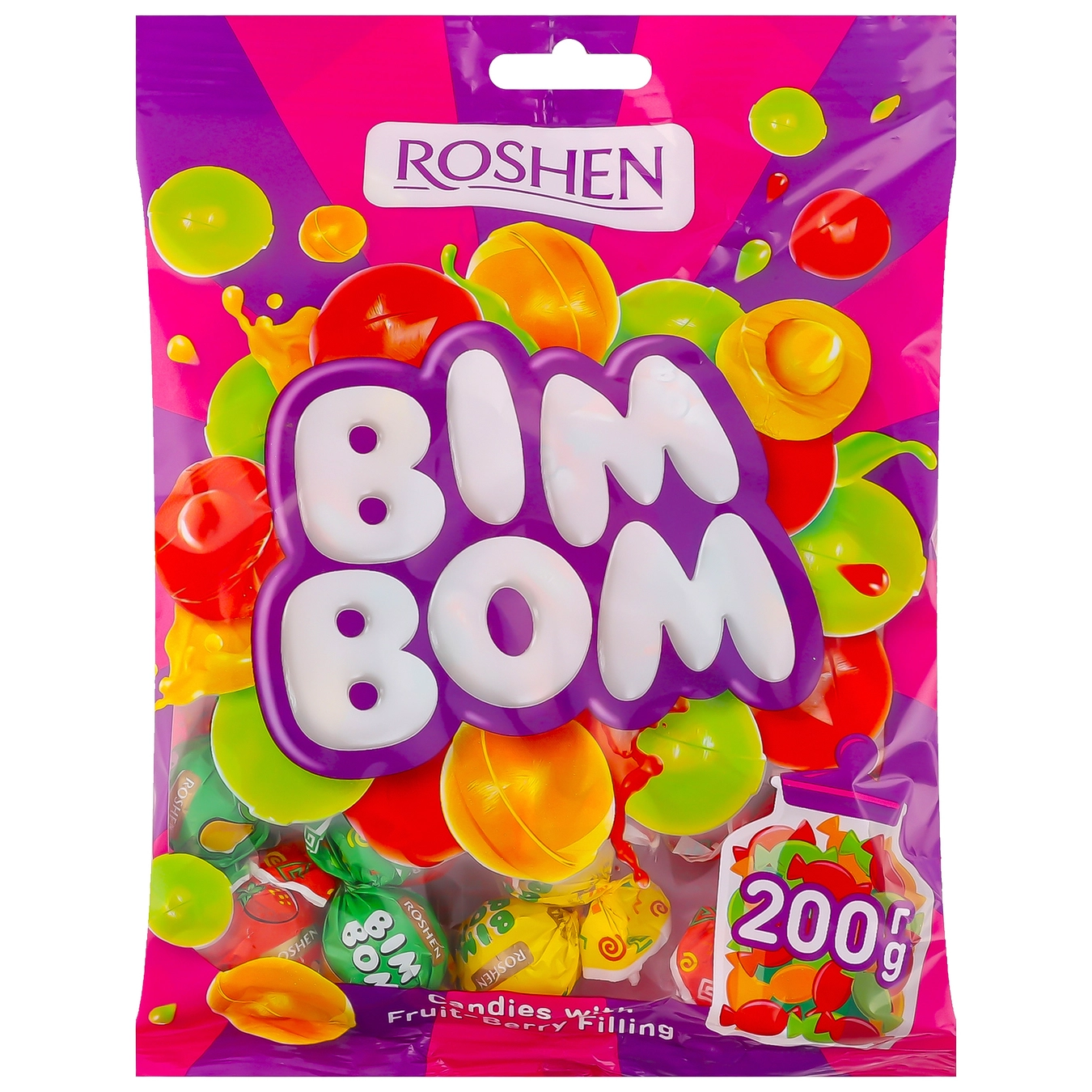 Roshen Bim Bom Hard Candies 200g