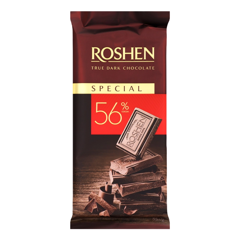Roshen Dark Chocolate 56% 90g