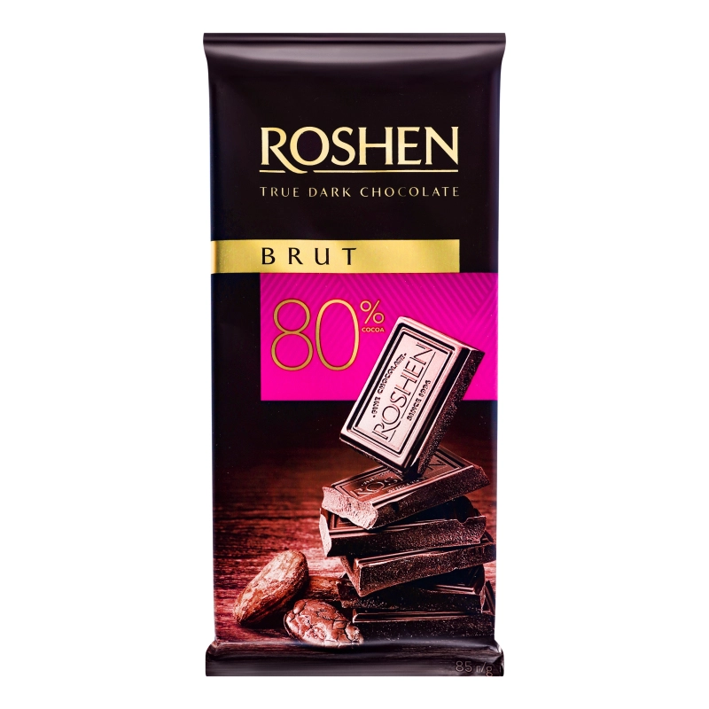 Roshen Dark Chocolate 80% 85g