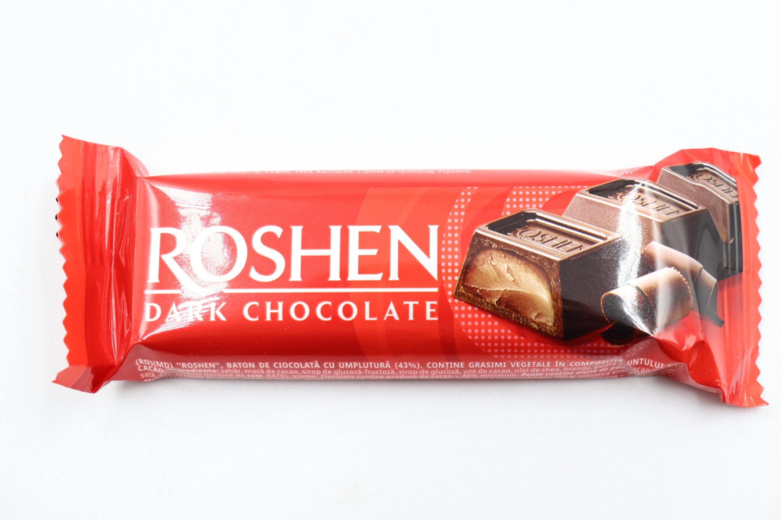 Roshen Dark Chocolate with Fondant Filling 33g