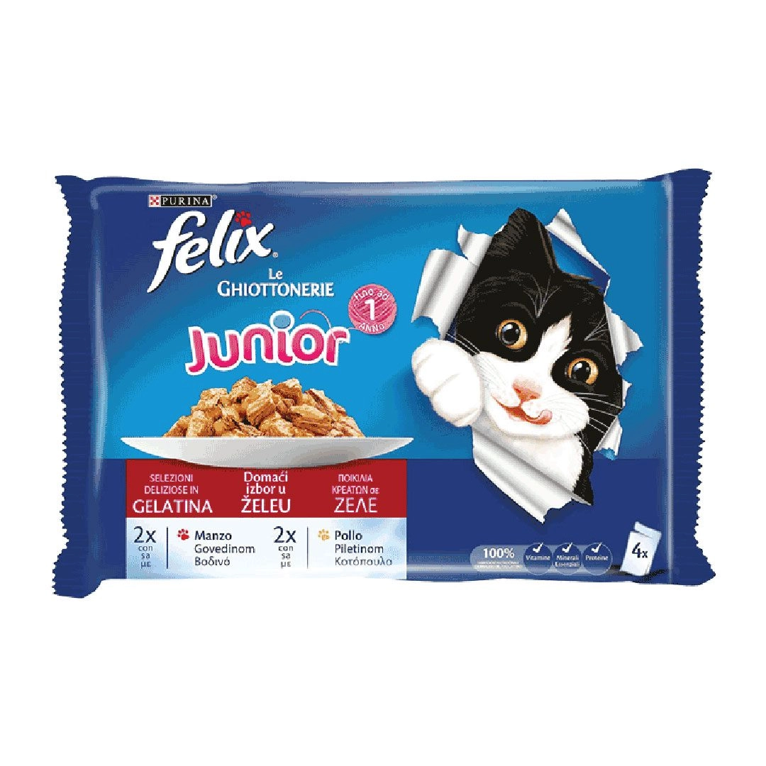 Felix Fantastic Junior Multipack Chicken 85g