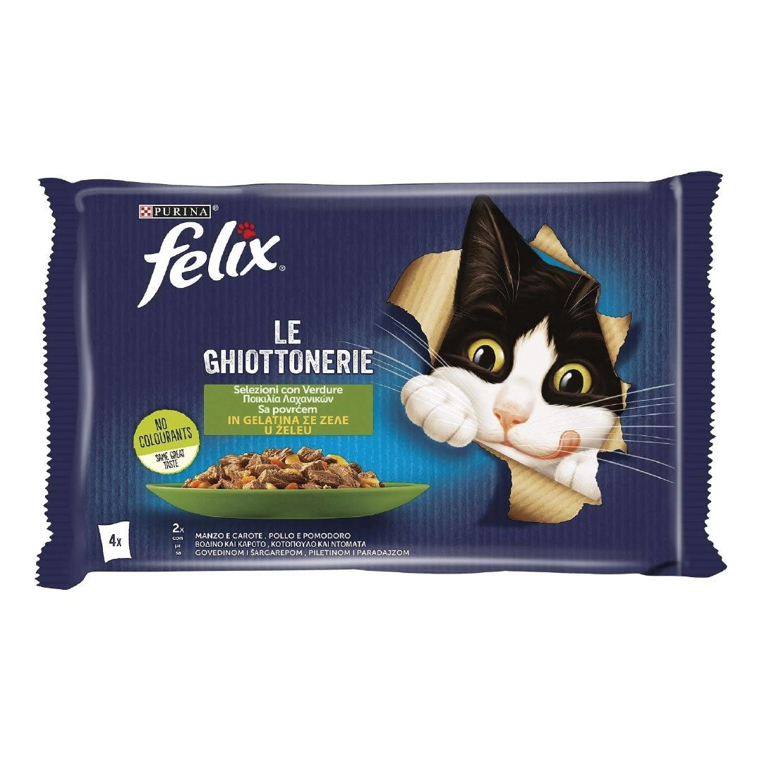 Felix Fantastic Beef and Chicken Pouch 85g