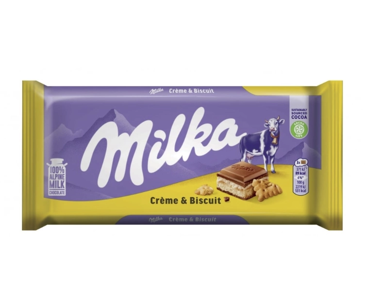 Milka Cream Biscuit 100g