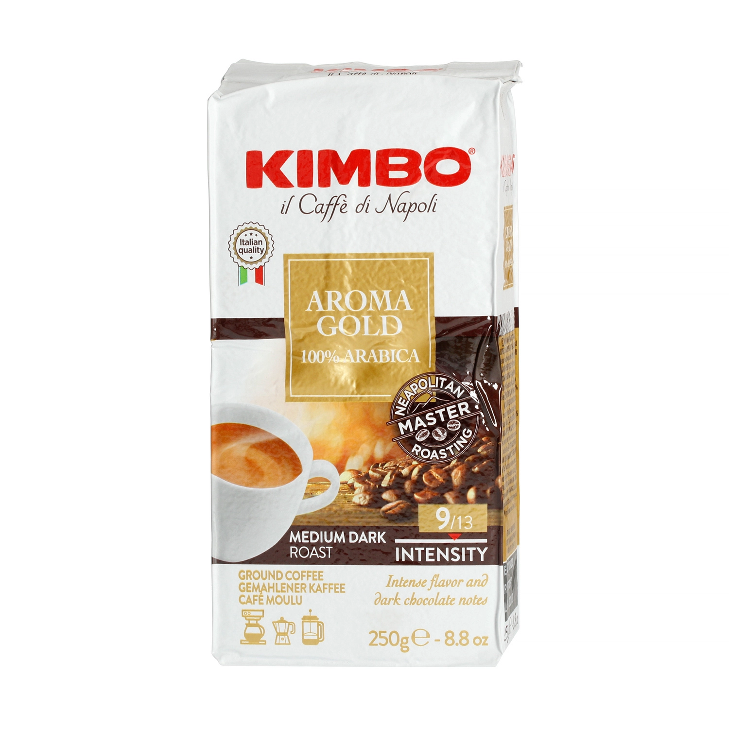Caffè Kimbo Aroma Gold 100% Arabica Ground 250g