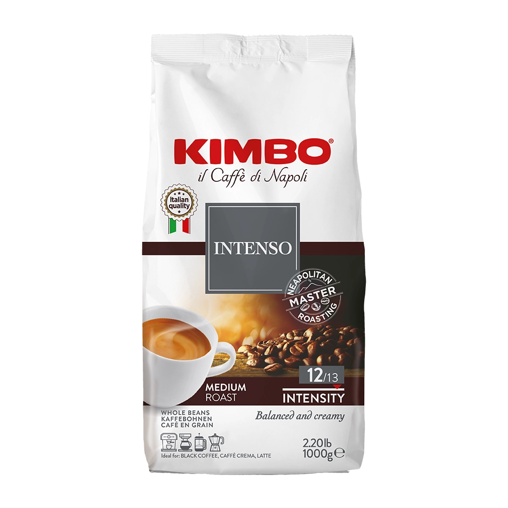 Caffè Kimbo Espresso Intenso Coffee Beans 1000g