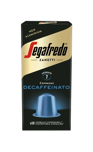 Segafredo Nespresso Decaffeinated Capsules 10