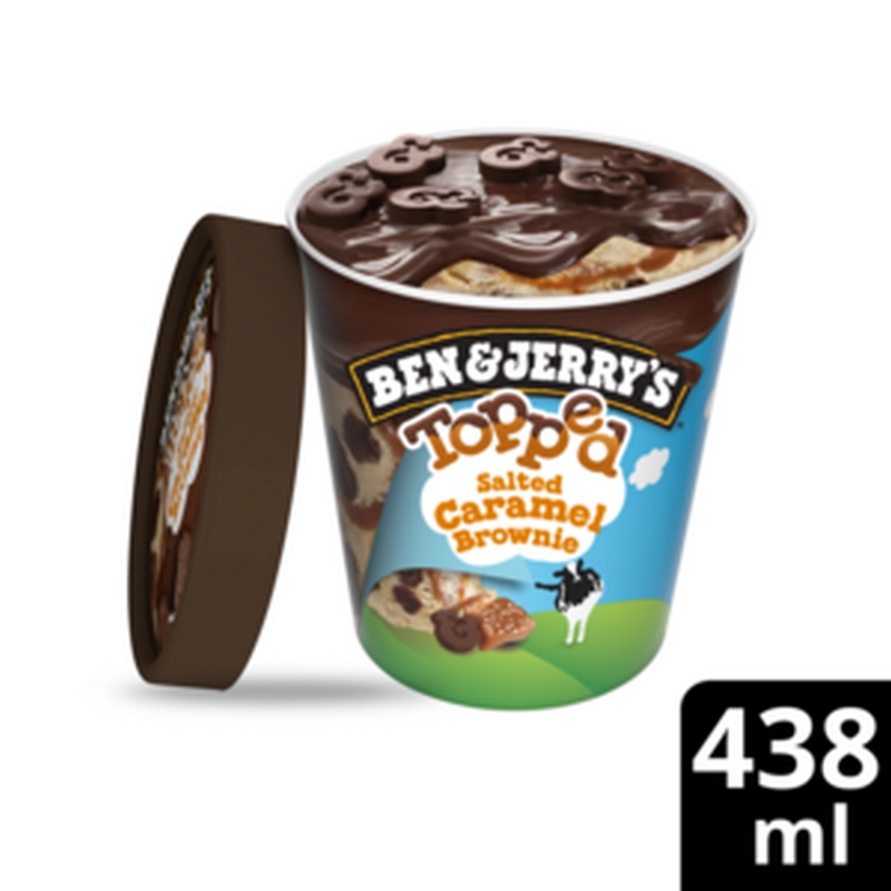 Ben & Jerry's Topped Salted Caramel Brownie 465ml