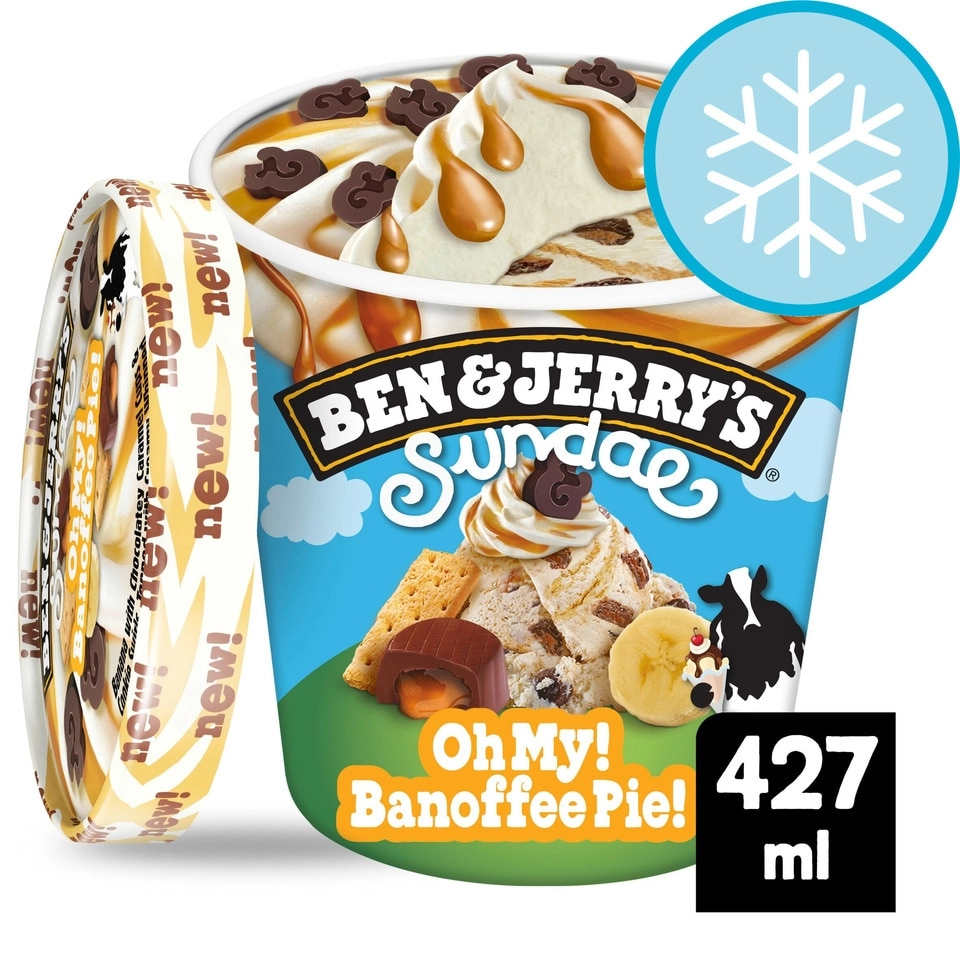 Ben & Jerry's Sundae Banoffee Pie 427ml