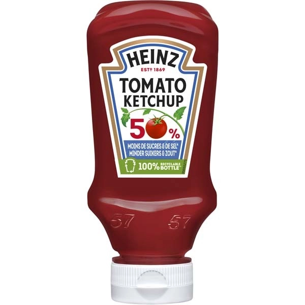 Heinz Tomato Ketchup 50% Less Sugar