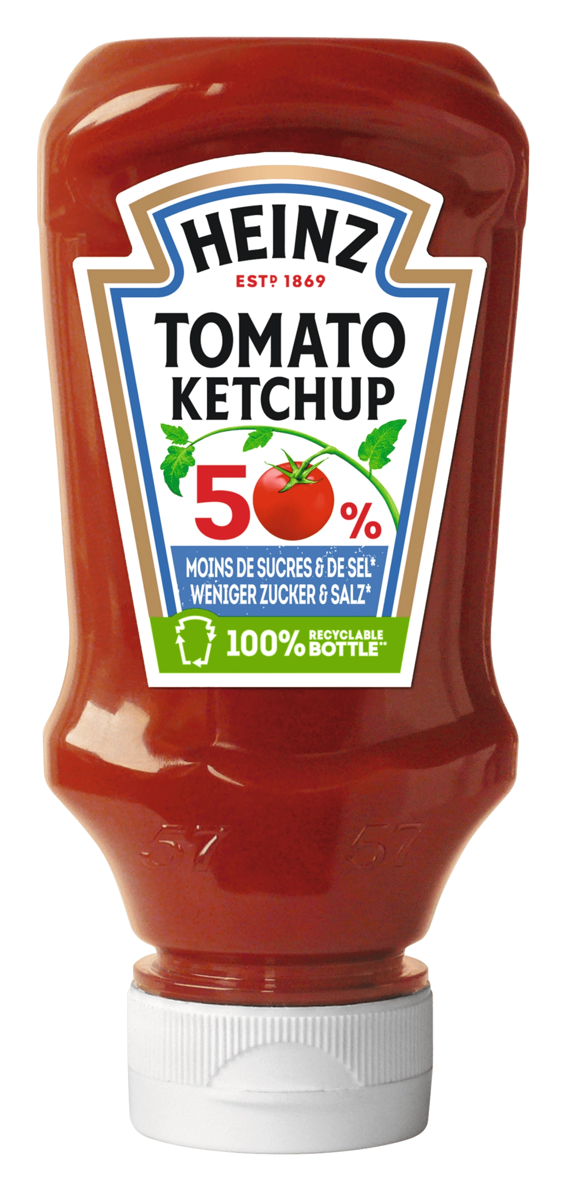 Heinz Tomato Ketchup 50% Less Sugar