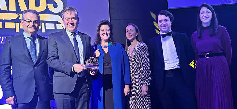 Metro de Sevilla premiado por su iniciativa de Sostenibilidad en los prestigiosos Global Light Rail Awards 2023