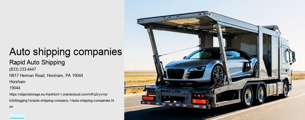 Auto shipping companies