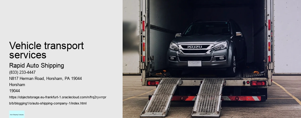 Vehicle transport services