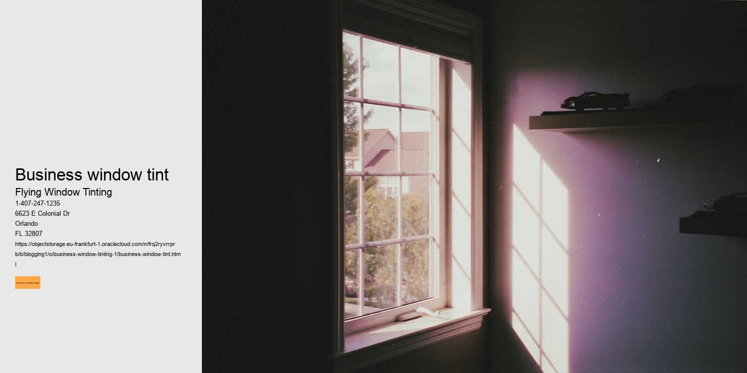 business window tint