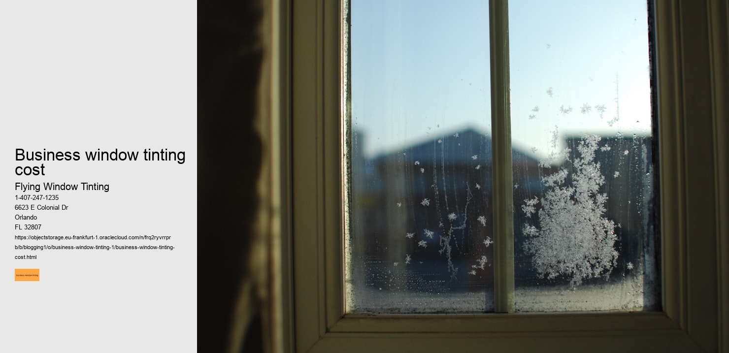 business window tinting cost