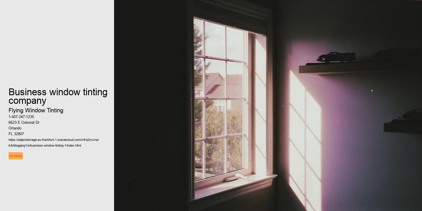 business window tinting company