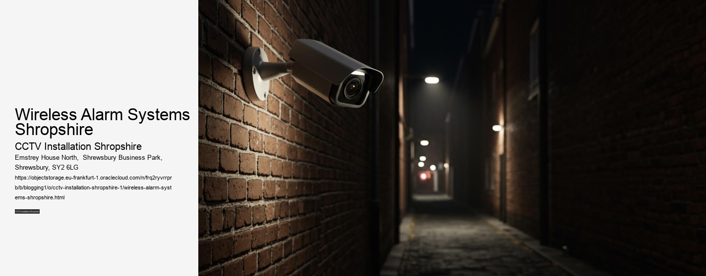 Wireless Alarm Systems Shropshire