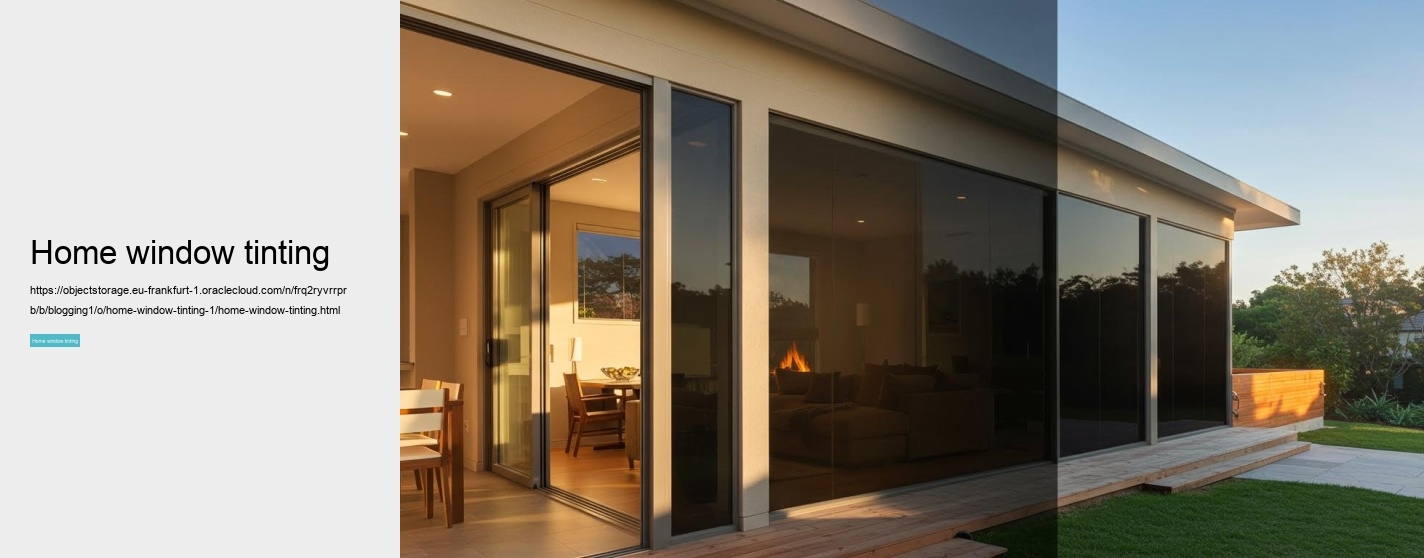 Home window tinting