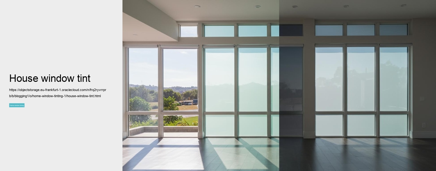 House window tint
