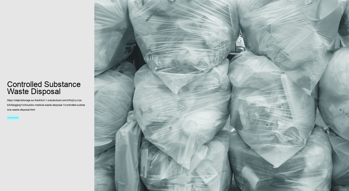 Controlled Substance Waste Disposal