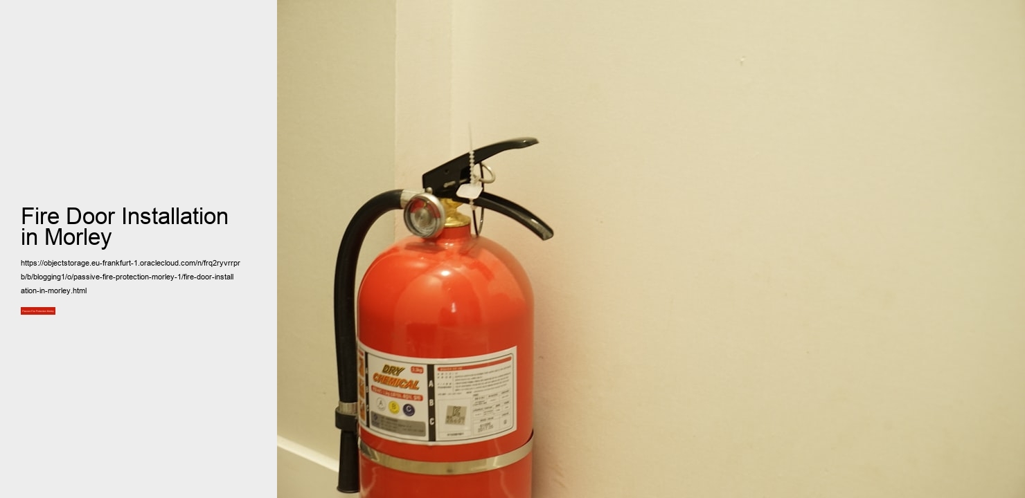 Fire Door Installation in Morley