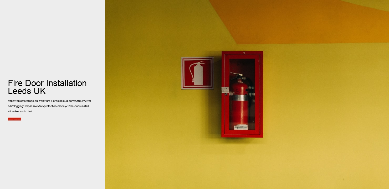 Fire Door Installation Leeds UK