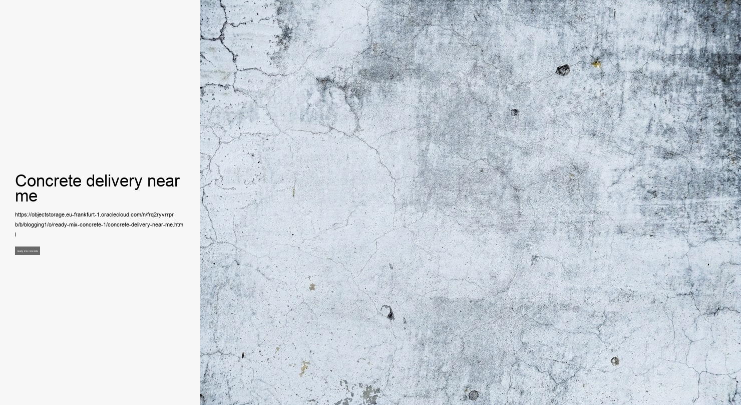 concrete delivery near me