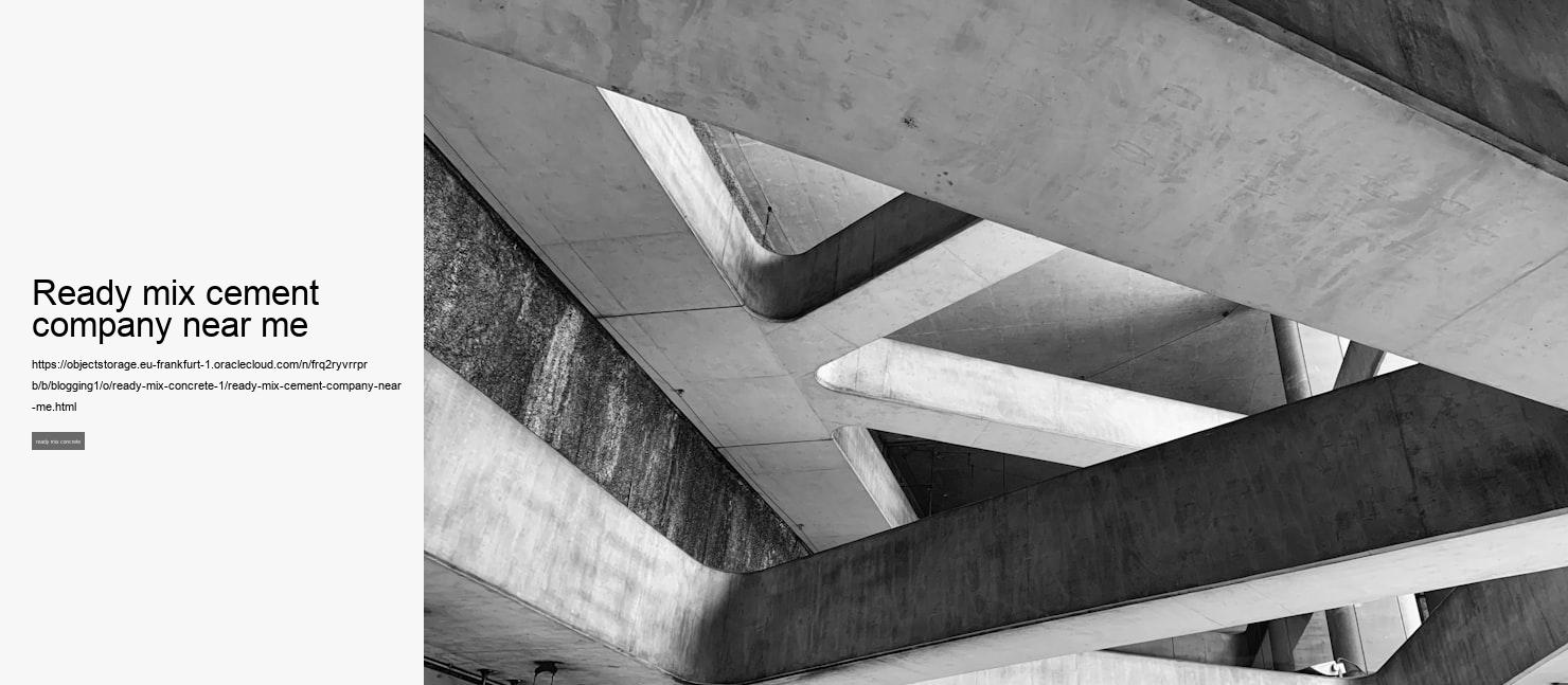 Ready mix cement company near me