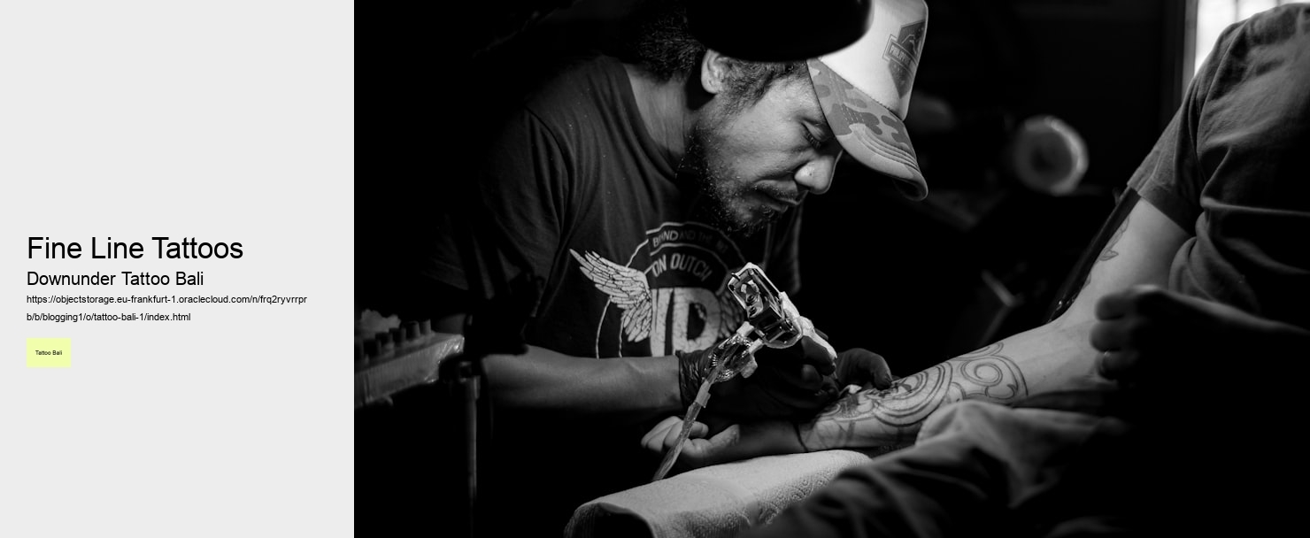 Fine Line Tattoos