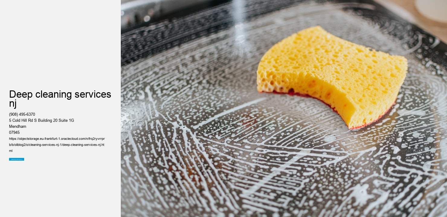 deep cleaning services nj