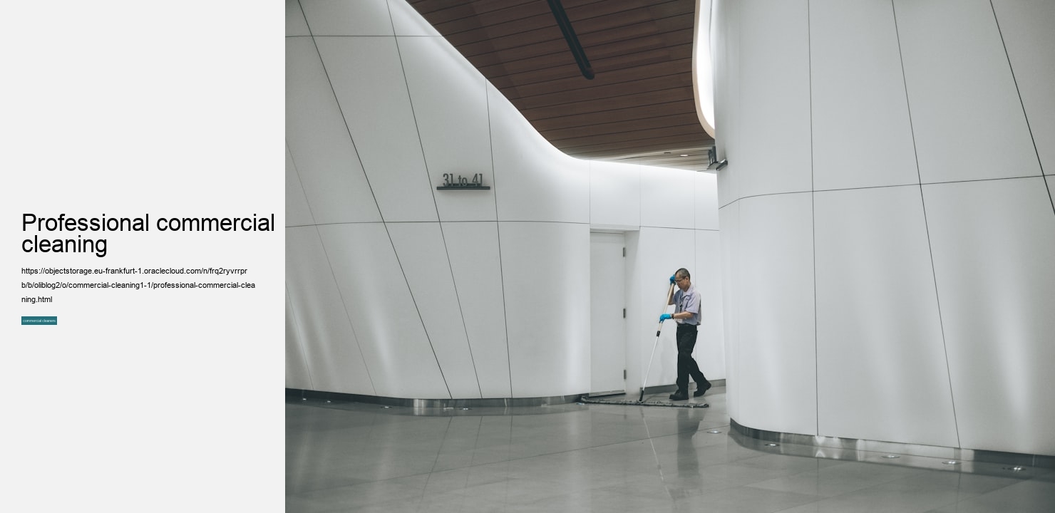 professional commercial cleaning