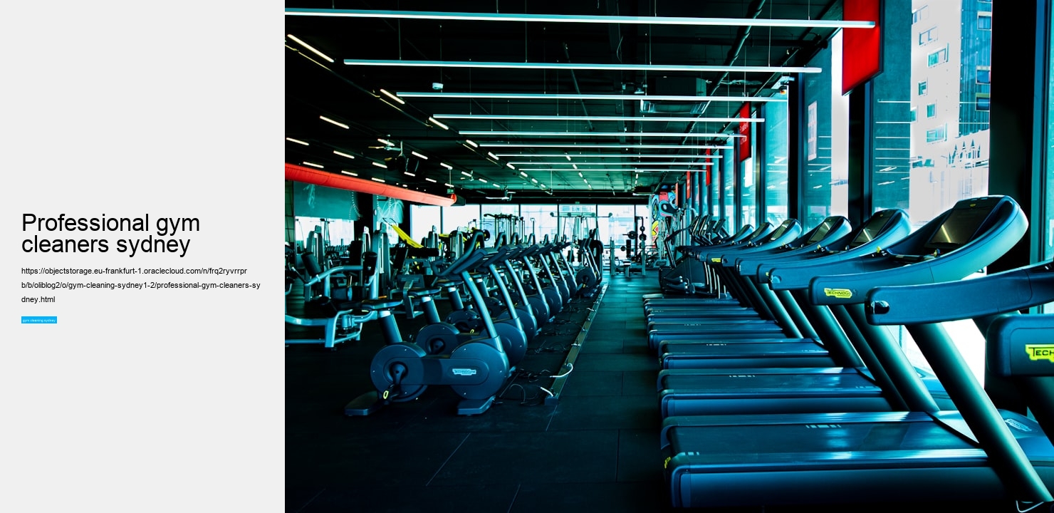 professional gym cleaners sydney