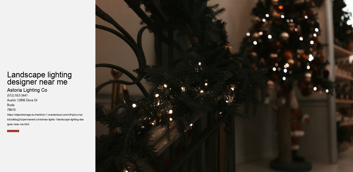 landscape lighting designer near me