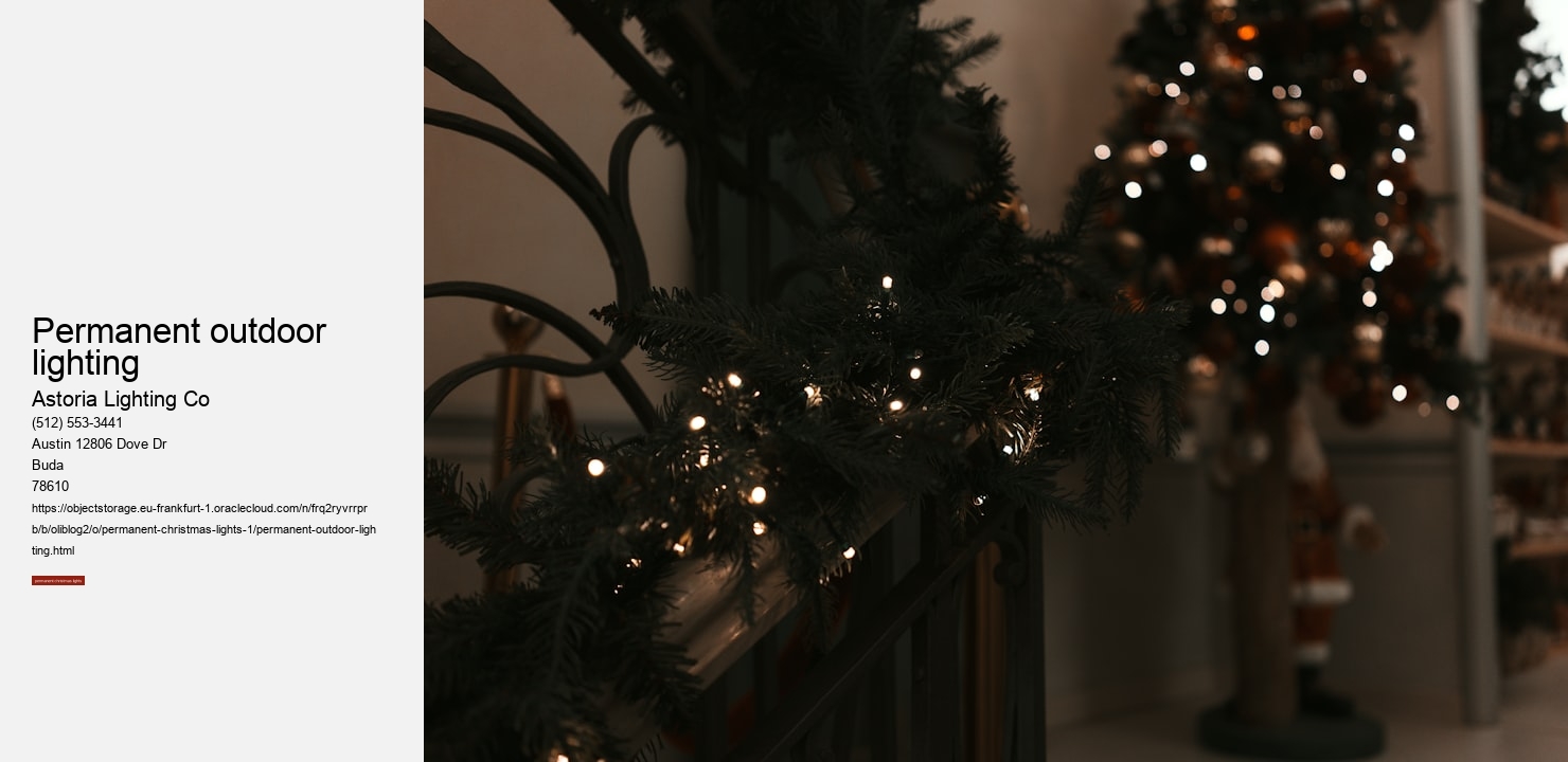 permanent outdoor lighting