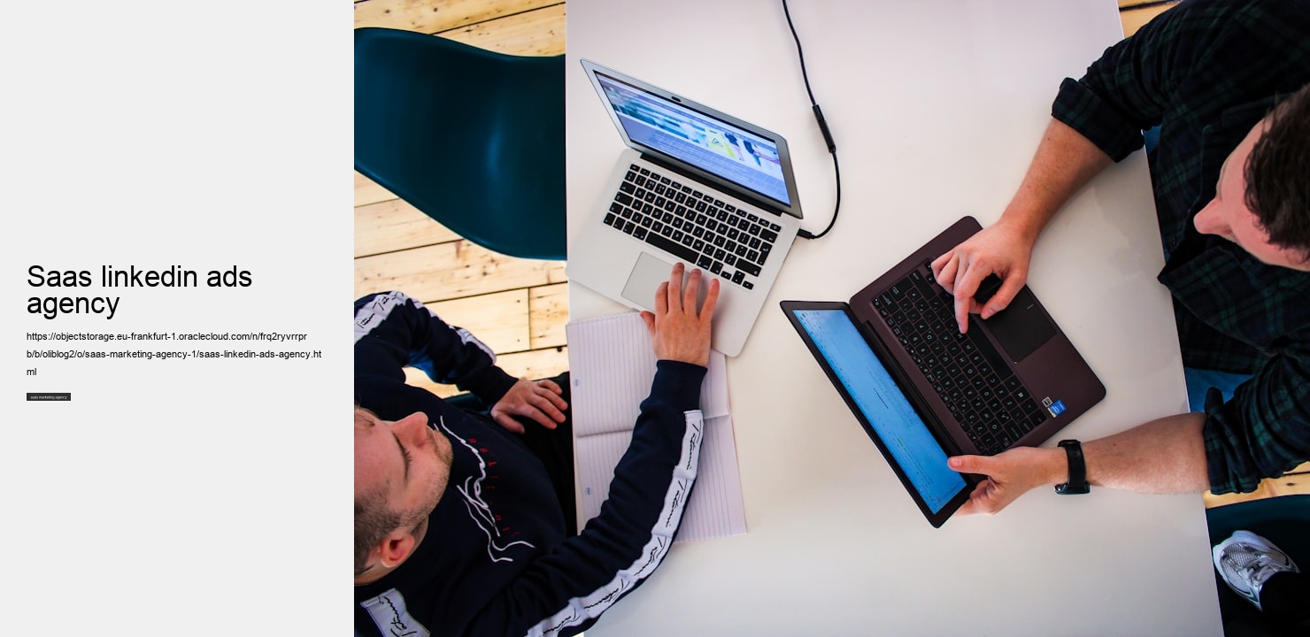 saas linkedin ads agency