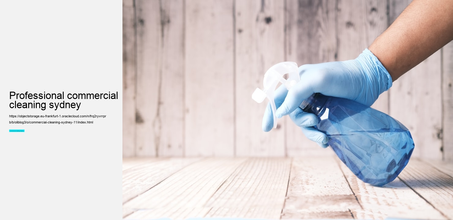 professional commercial cleaning sydney