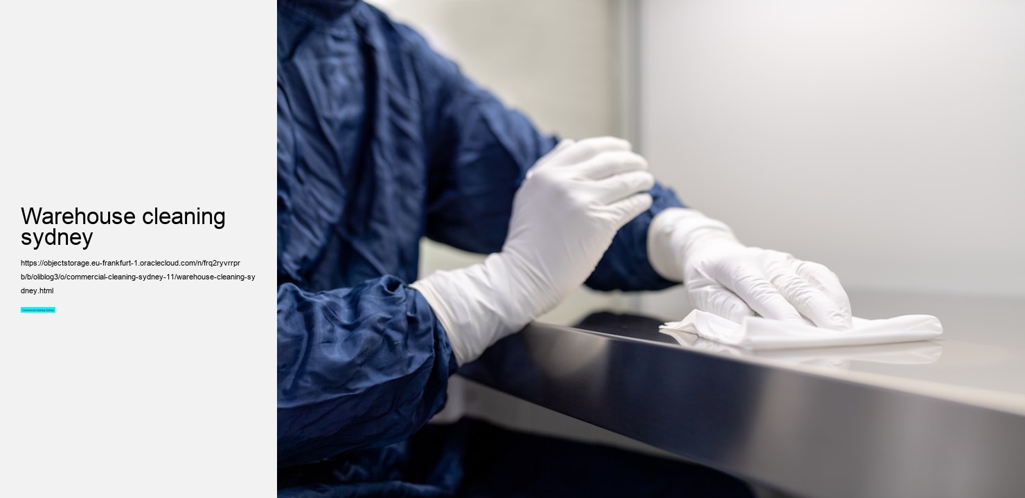 warehouse cleaning sydney