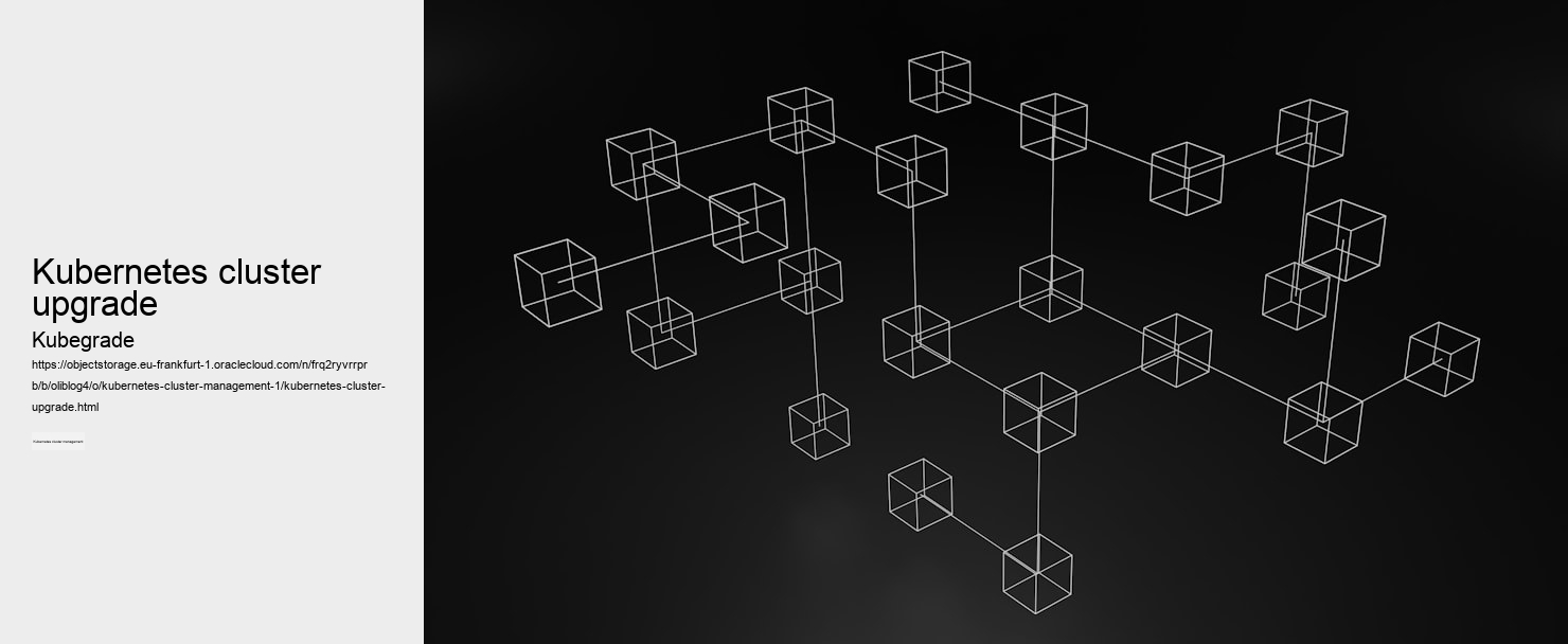 kubernetes cluster upgrade