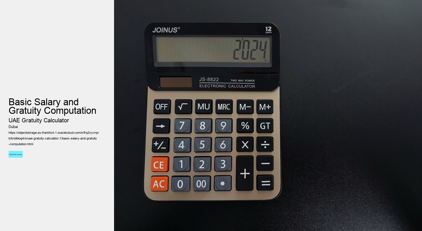 Basic Salary and Gratuity Computation