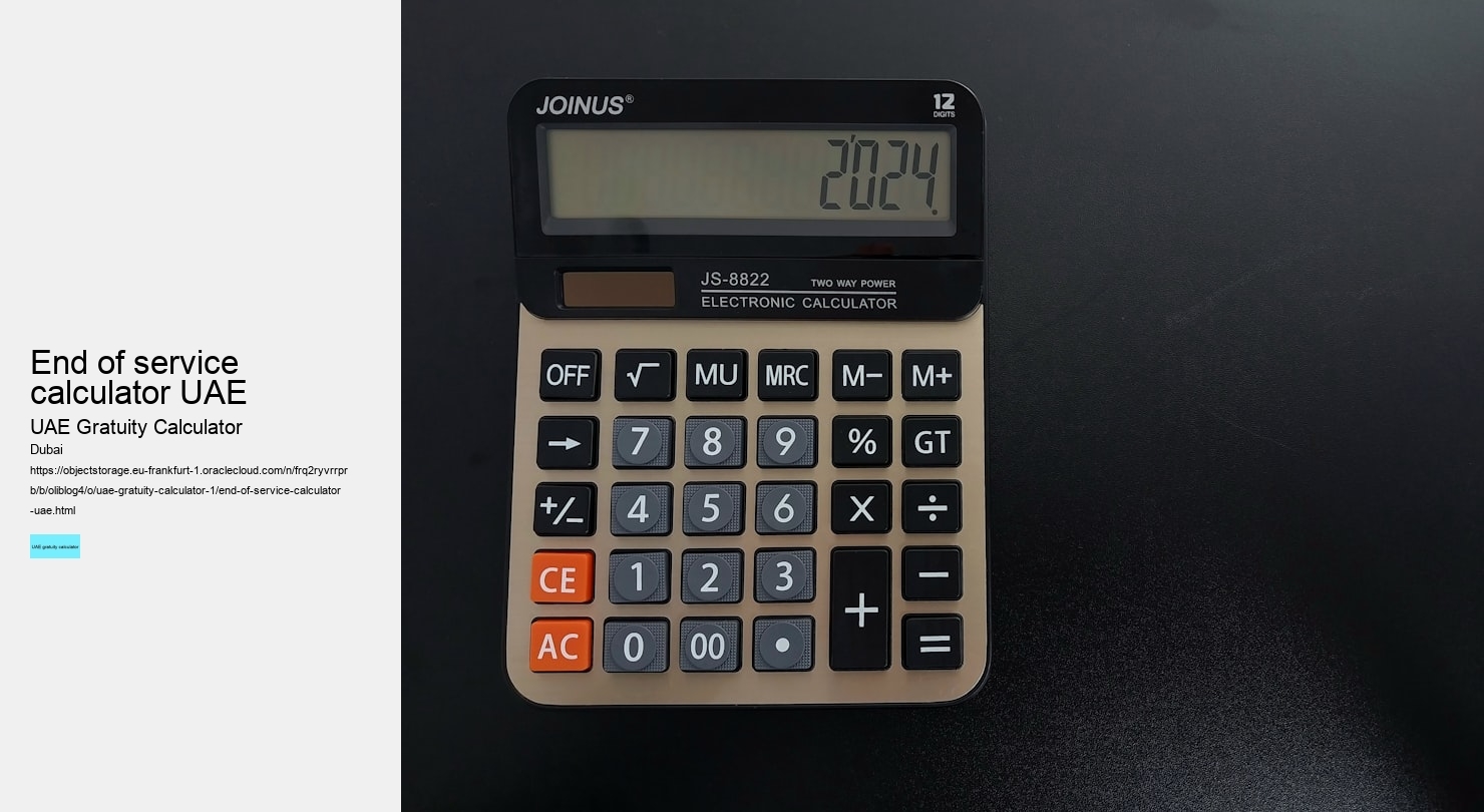 end of service calculator UAE