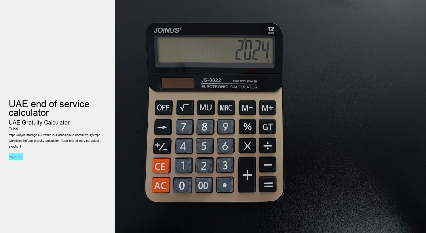 UAE end of service calculator